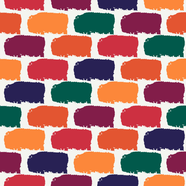 多彩几何图案无缝背景