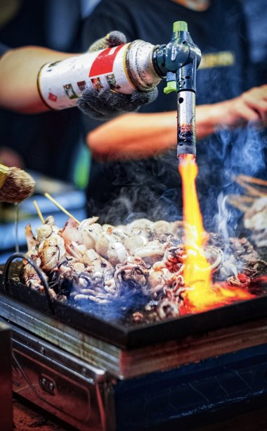 竖版餐饮美食烧烤