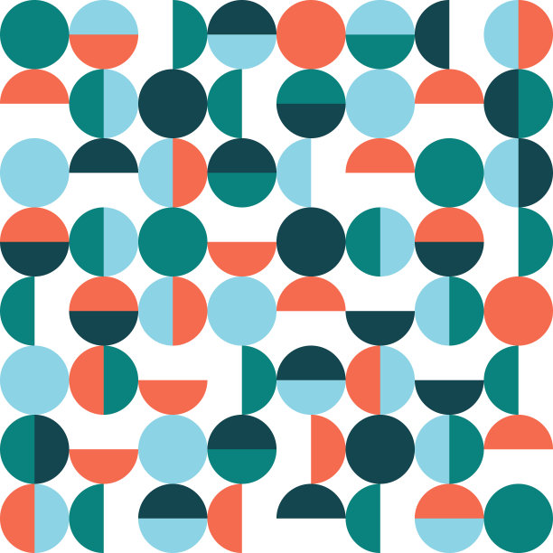 精美圆形花纹图案素材