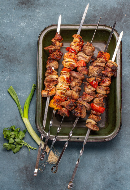 竖版餐饮美食烧烤