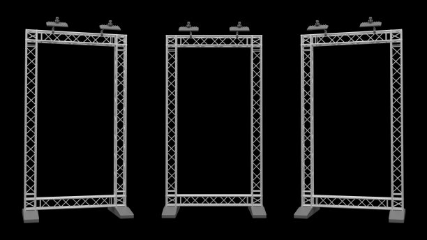 标识系统指向牌效果图