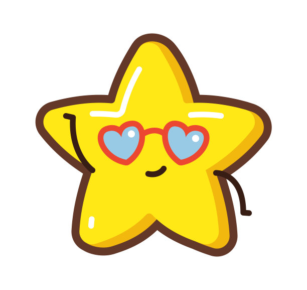 卡通星星