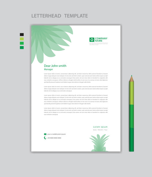 专业绿色企业宣传册设计