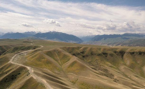 新疆地貌,新疆草原,野外荒地