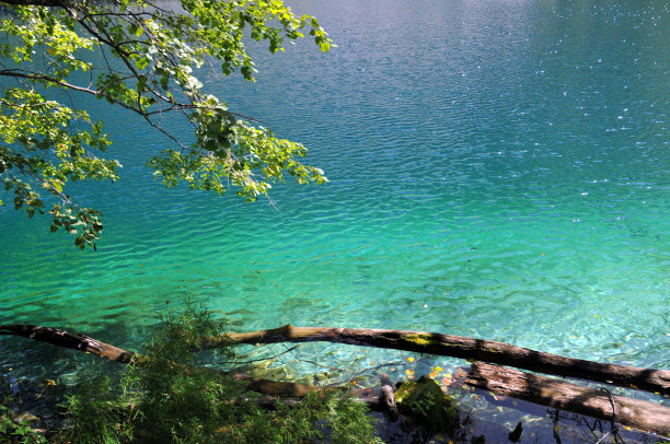 四川九寨沟秋冬景色