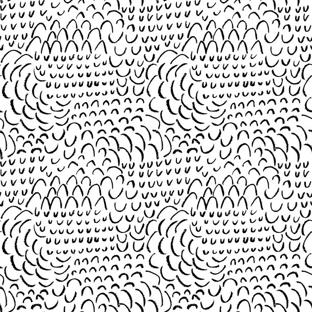 黑白水墨线条抽象纹理图