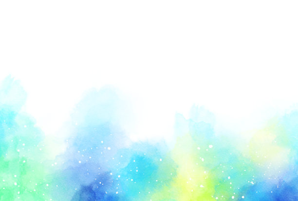 简约水彩背景水彩元素