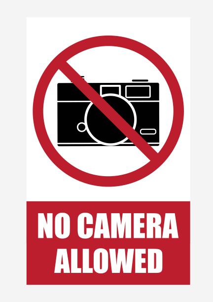 禁止拍照