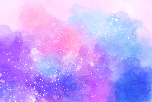 简约水彩背景水彩元素