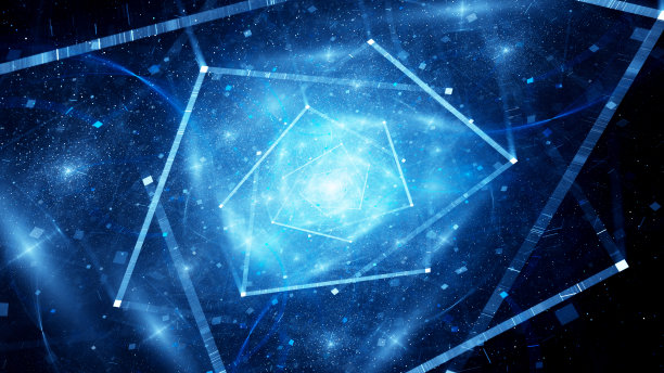 蓝色的云计算插图