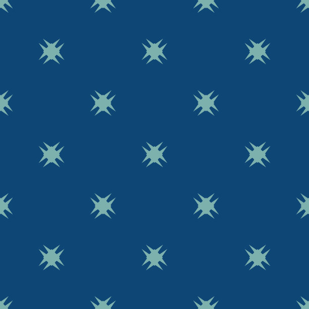 蓝色几何抽象花纹图案