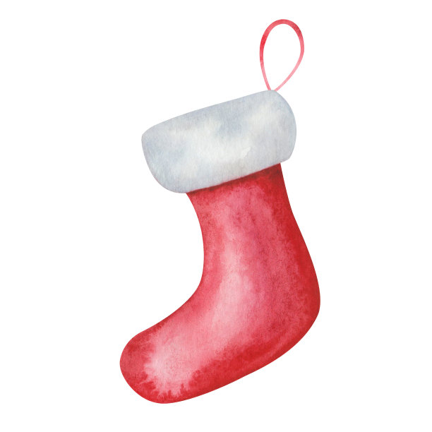 圣诞长袜,圣诞装饰物,圣诞卡