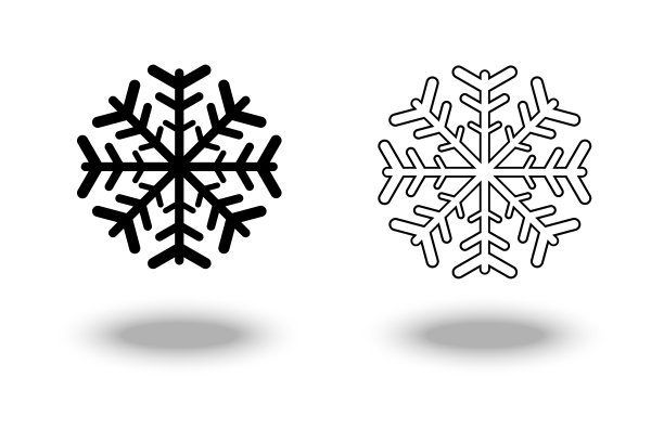 雪花,十二月,冰