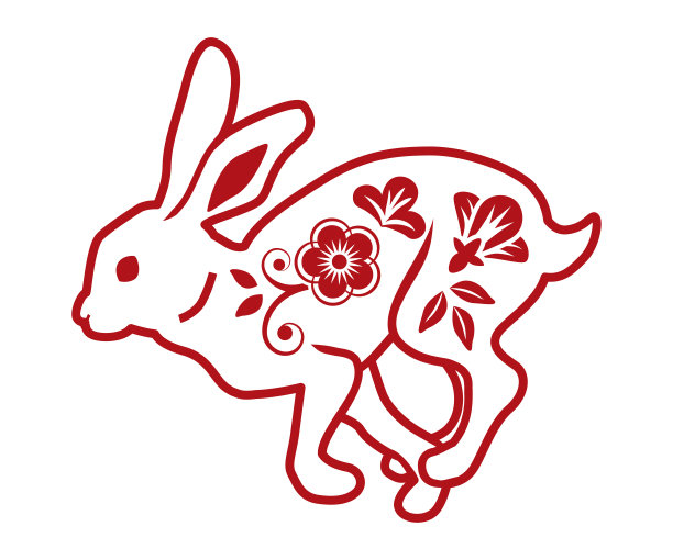 符号,线条画,红色