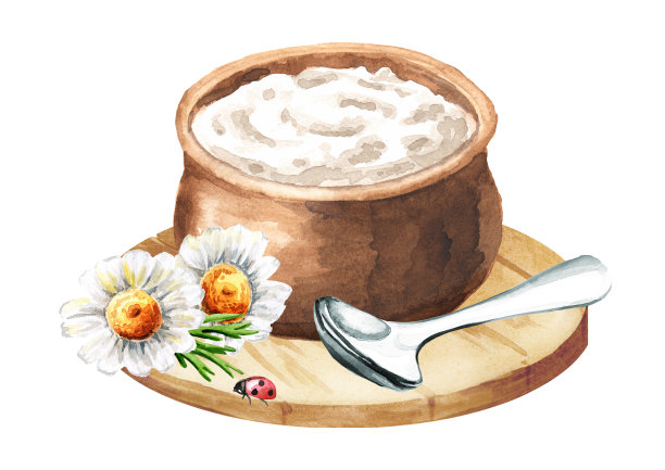 画画,希腊食物,奶制品