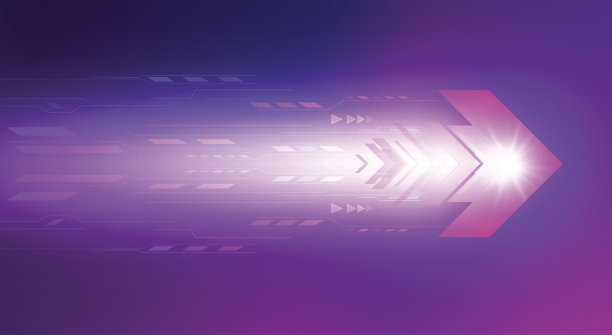 紫色科技光元素