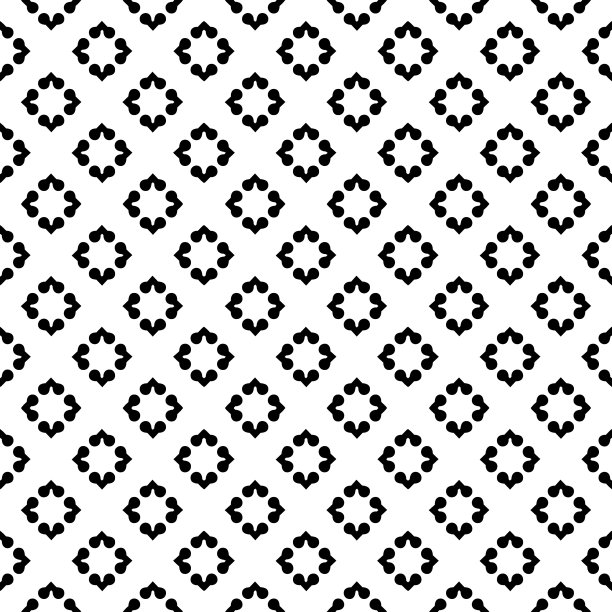 绚丽几何花纹无缝图案