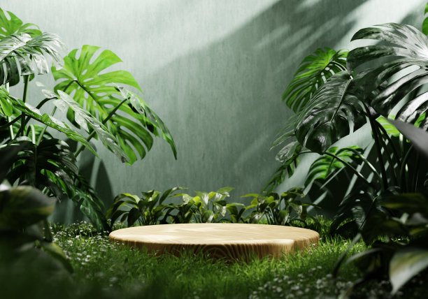 热带森林中的花朵，泰国