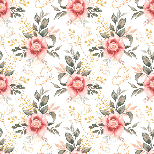 织物图案四方连续图