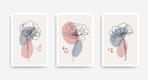 现代时尚抽象画