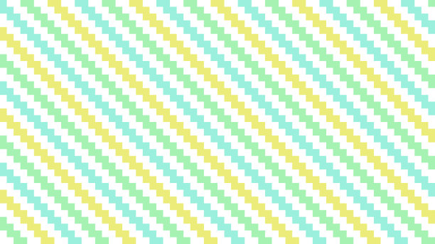 黄绿竖条纹简约背景图案