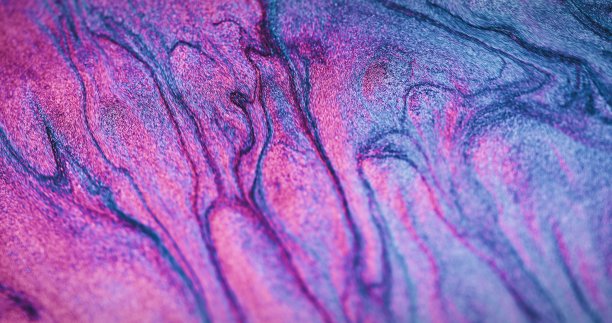 绚丽多彩的流动纹理图案