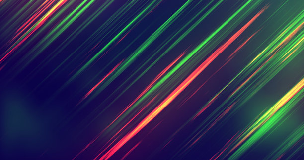 蓝色动感飘逸线条背景图