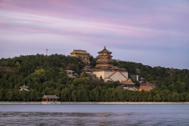 北京颐和园秋日风景