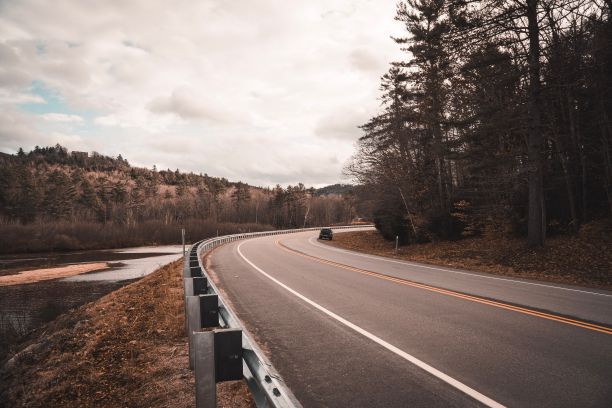 户外蓝天白云草地树林图片