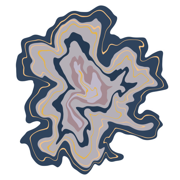 绚丽多彩的流动纹理图案