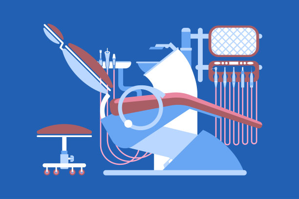 专业牙科诊所设备元素插图