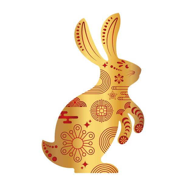 春节喜庆元素矢量图案