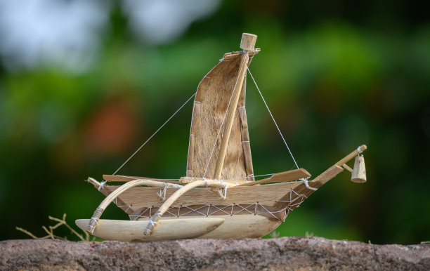 古代船只模型