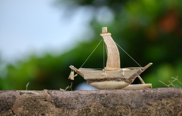 古代木船模型