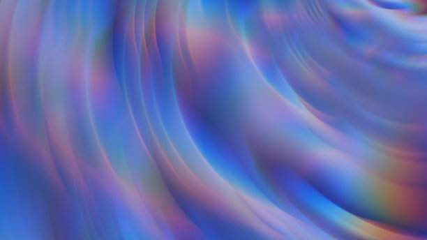 五彩斑斓的波浪