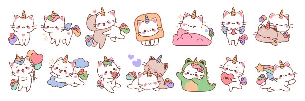 猫咪甜甜圈插图