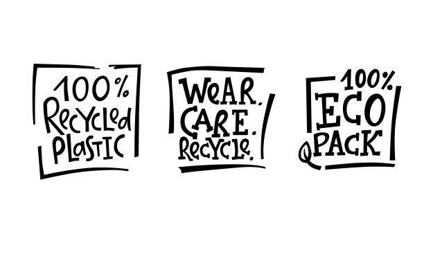 手写字体手提袋