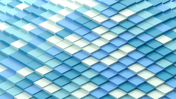 立体几何抽象拼接背景