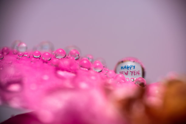 紫色新年背景板设计