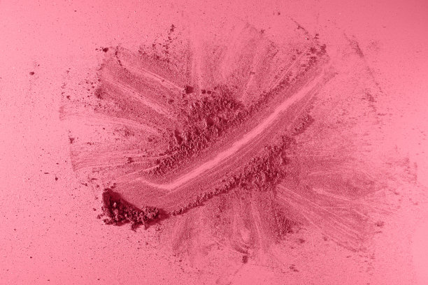 美妆化妆品粉色背景