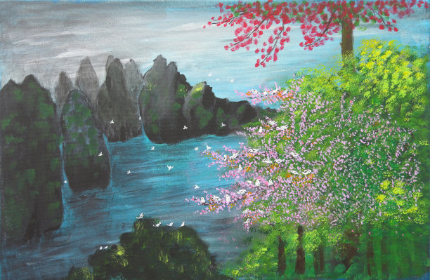 中国风景油画