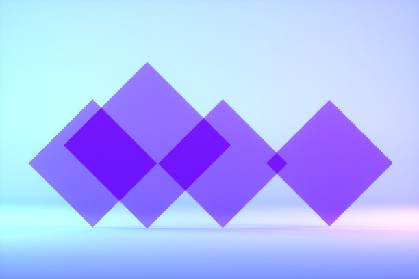 紫色光圈背景霓虹背景