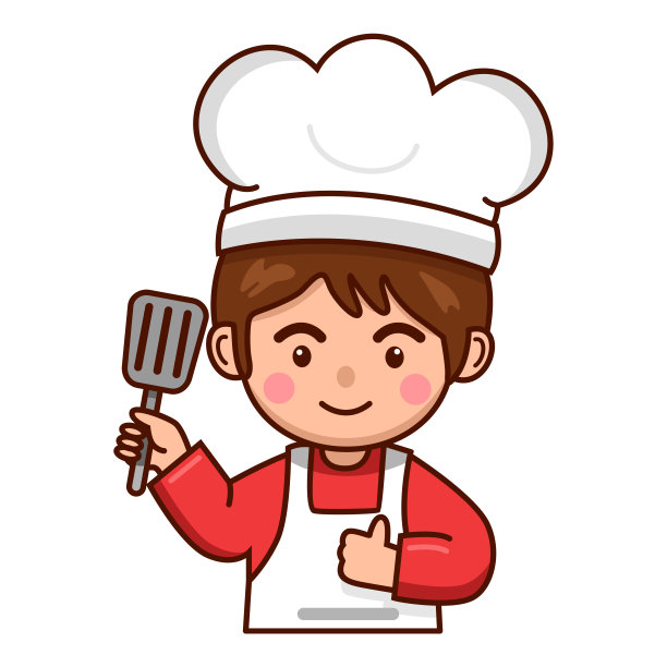 卡通矢量厨师