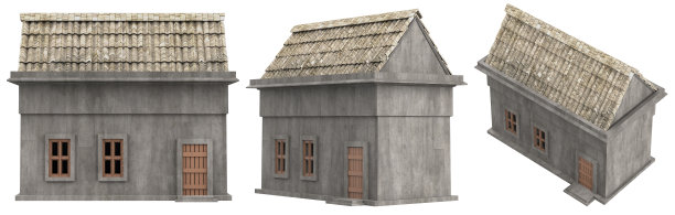 古代农村模型