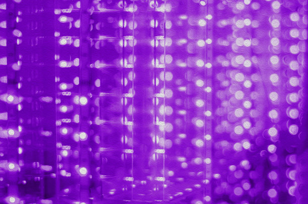 紫色新年背景板设计