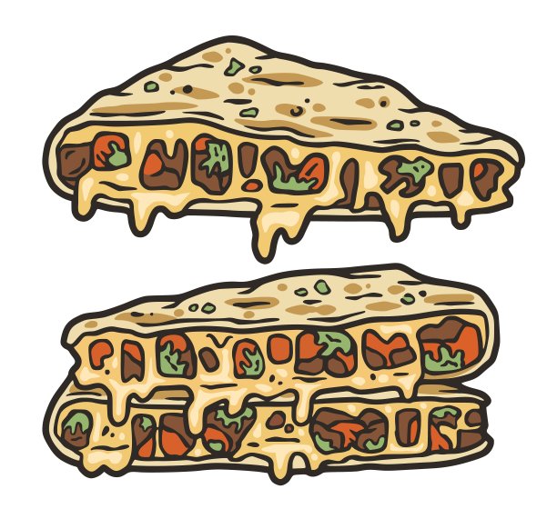 美食绘本小吃复古餐饮