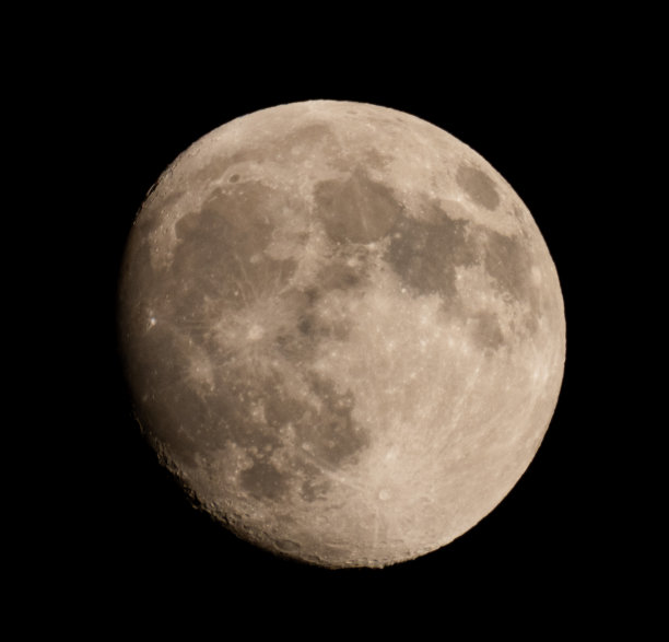 夜晚,白色,行星月亮