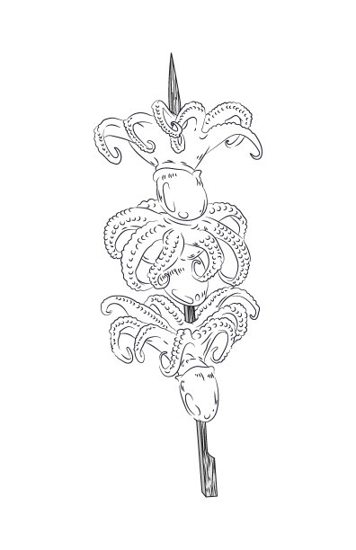 竖版餐饮美食烧烤