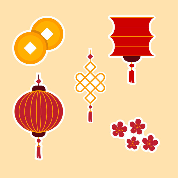 问候,传统,灯笼