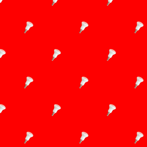红底无缝图案